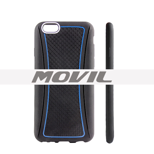 NP-2635 Funda de TPU combinado de moda para Apple iPhone 6 -9